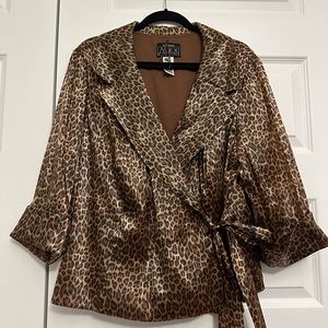 Alex evenings satin top